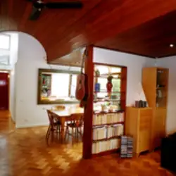 Complex curved ceiling construction