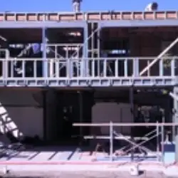 Framing work underway in Roseville